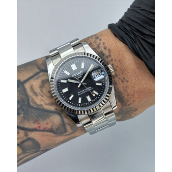 Custom Seiko Mod • Black 62Mas Datejust • 36mm